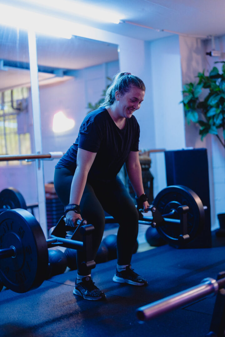 Personal training session at Davis Fitness Method studio in Seattle